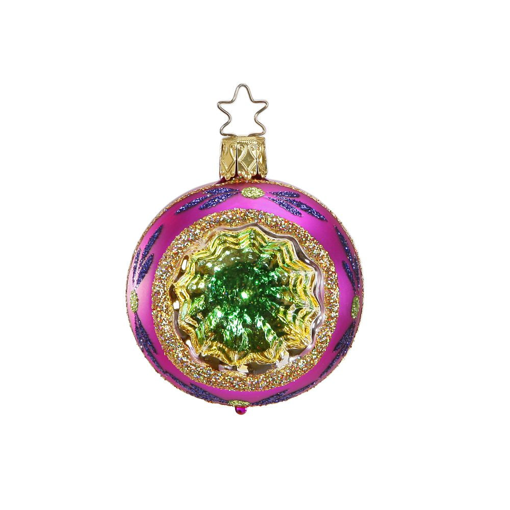inge-glas-funkelnder-reflex-pink-6-cm-christbaumkugel image 1