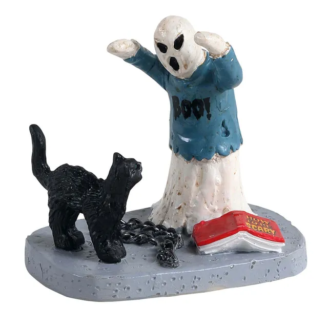 lemax-practicing-geist-mit-katze-miniatur-figur-spooky-town image 1