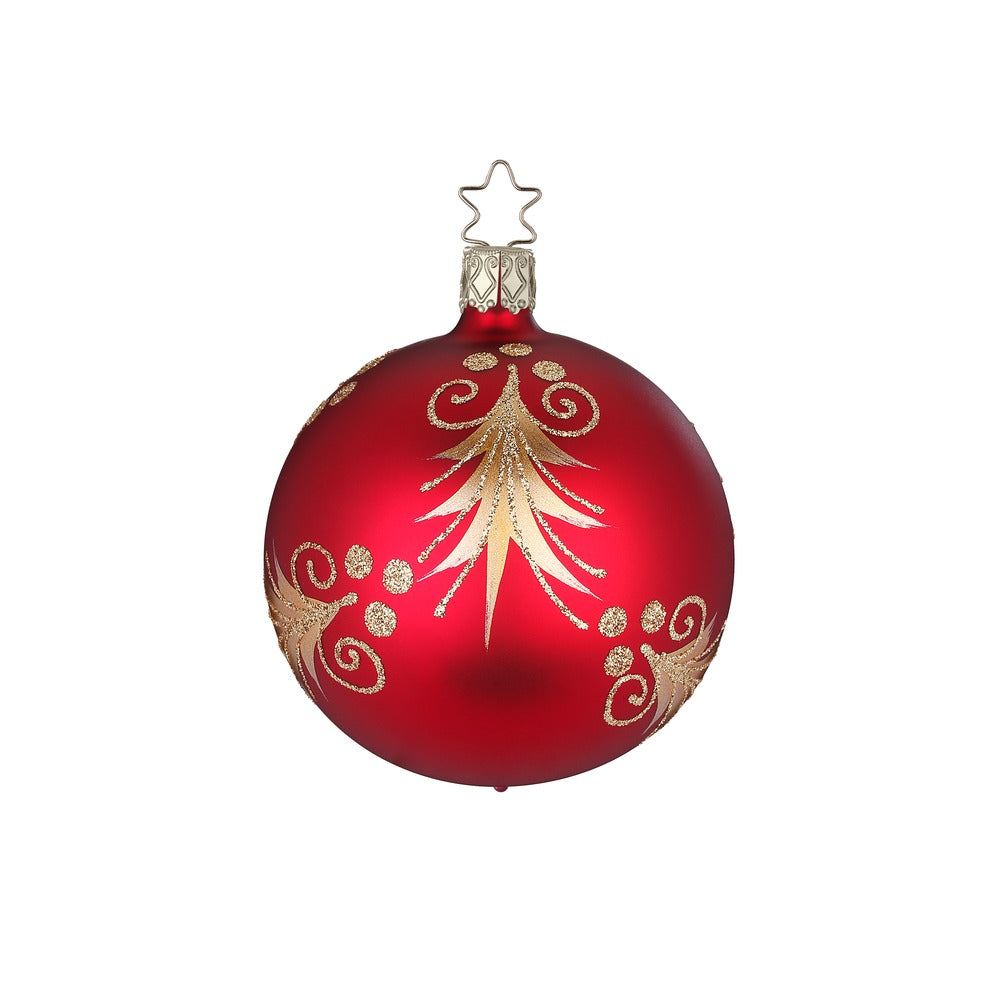 inge-glas-festliche-tanne-christbaumkugel-6-cm-rot image 1
