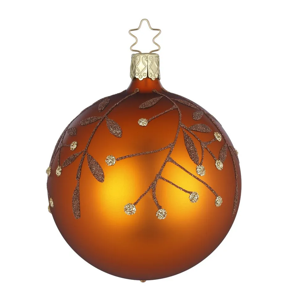 inge-glas-winterzweig-christbaumkugel-8-cm-braun image 1