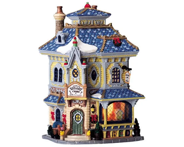 lemax-rock-a-bye-cribs-cradles-miniatur-shop-f-r-weihnachtsdorf image 1