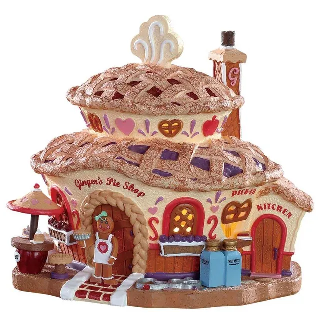 lemax-ginger-s-pie-shop-beleuchtetes-kuchenhaus-miniatur image 1