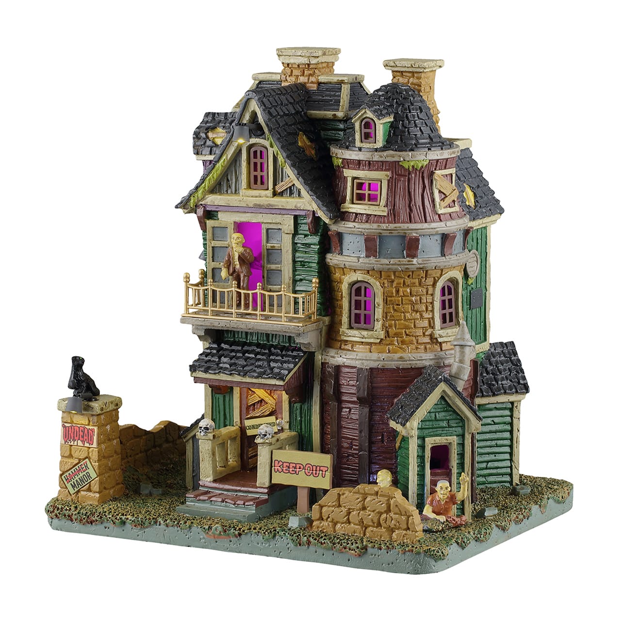 lemax-undead-manor-beleuchtetes-gruselhaus-spooky-town image 1