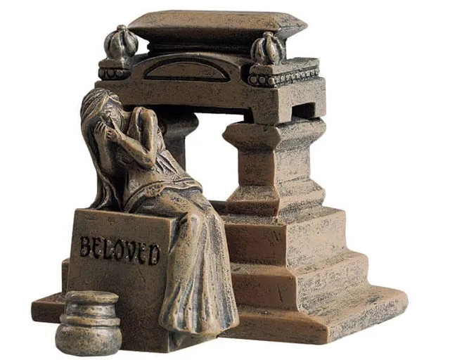 lemax-crypt-beloved-miniatur-gruft-spooky-town-halloween image 1