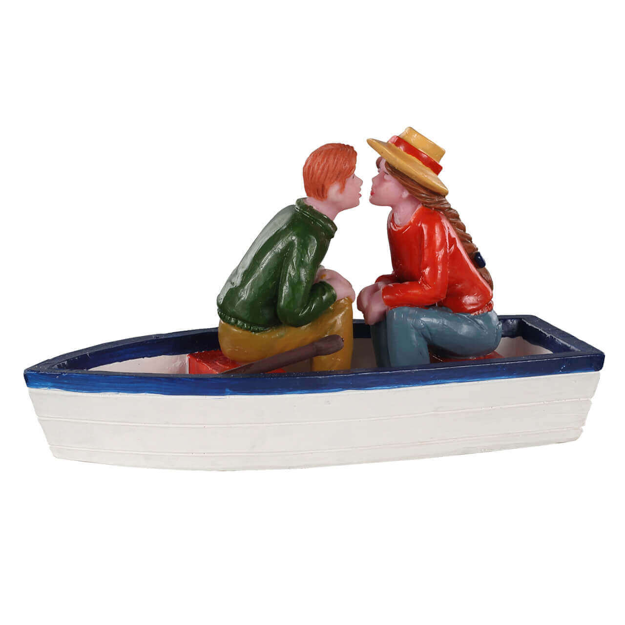 lemax-pond-romance-miniaturfigur-bootsszene-plymouth-corners image 2