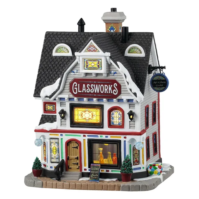 lemax-glassworks-miniaturhaus-caddington image 1