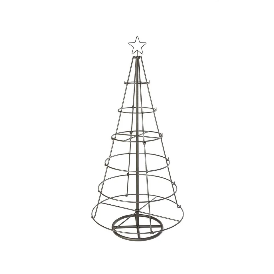 inge-glas-displaybaum-6-ebenen-anthrazit-metall-144-cm image 1