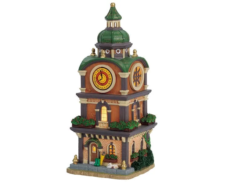 lemax-village-clock-tower-miniaturgeb-ude image 1