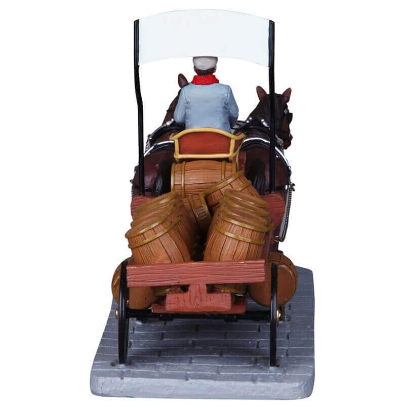 lemax-brewer-s-wagon-pferdewagen-miniatur image 4