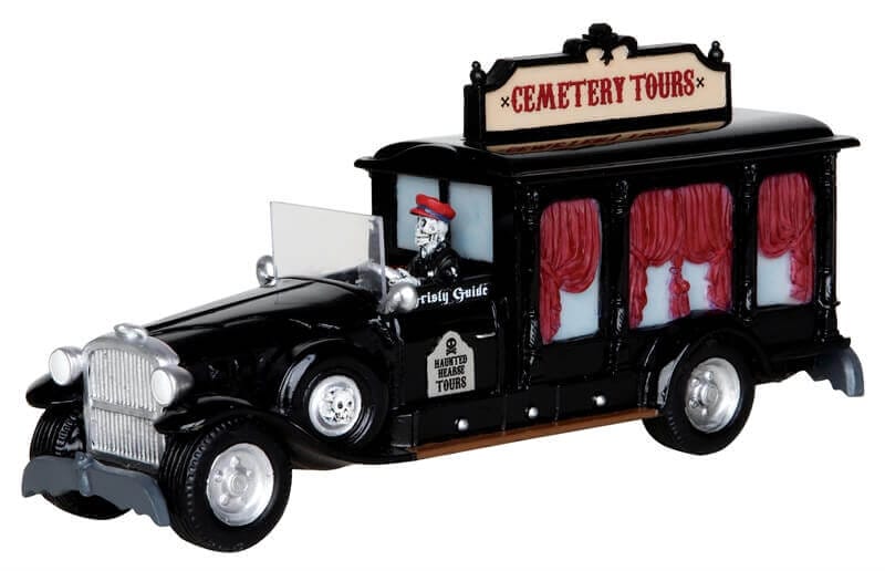 lemax-cemetery-tour-bus-fahrzeug-spooky-town image 1