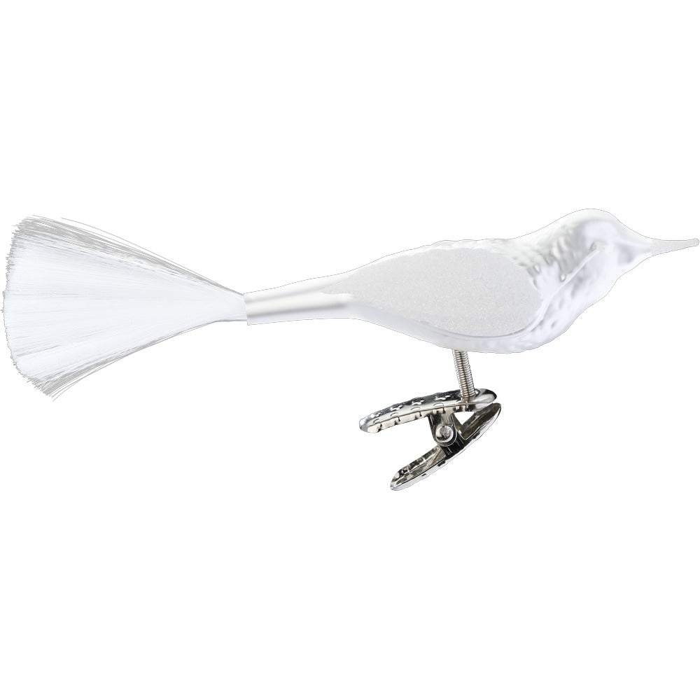 inge-glas-vogel-wei-matt-christbaumkugel-10-cm image 1