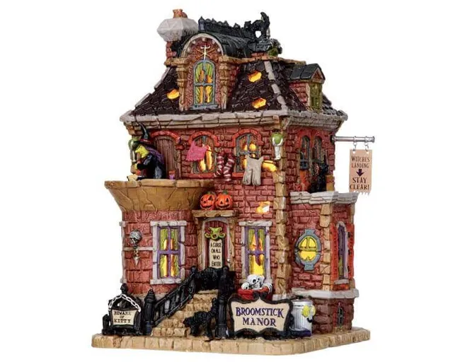 lemax-broomstick-manor-miniatur-haus image 1