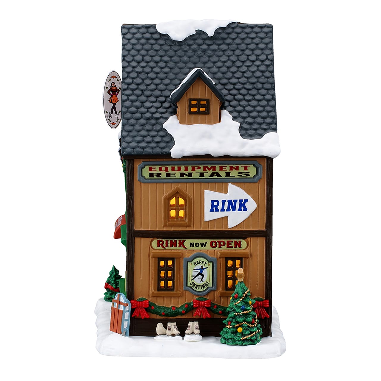 lemax-wally-s-winter-skate-shop-miniaturhaus-vail-village image 3