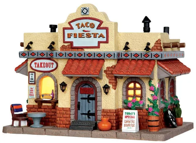 lemax-taco-shop-taco-fiesta-geb-ude-beleuchtet image 1