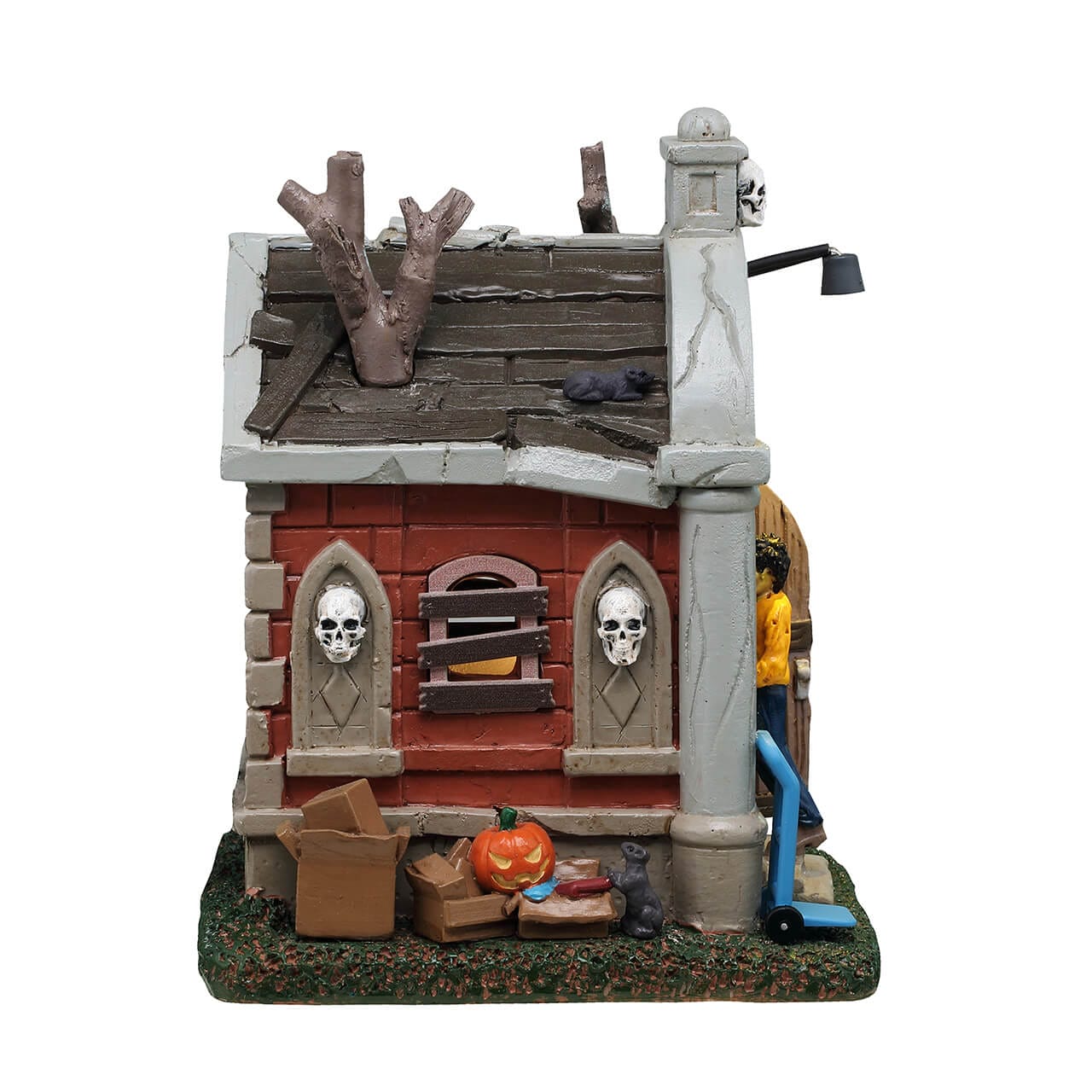 lemax-crypt-move-in-spooky-town-miniatur-figur image 2
