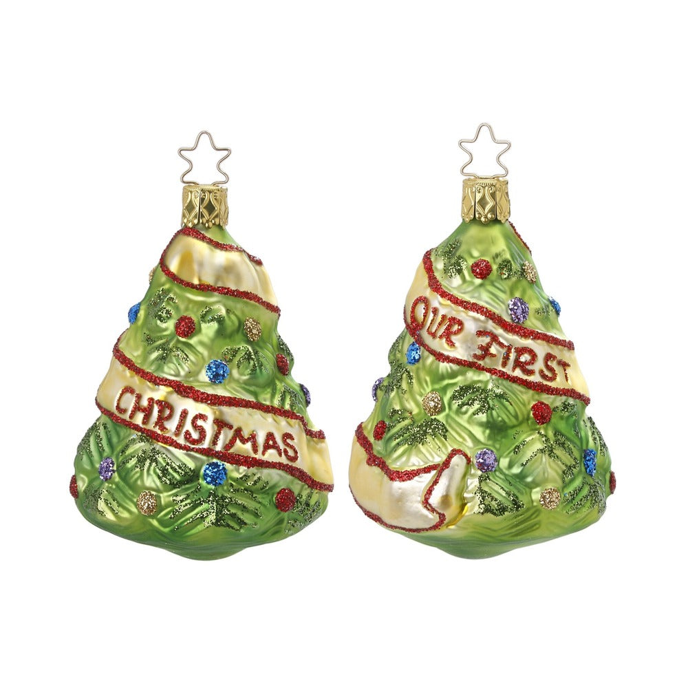 inge-glas-erstes-weihnachten-glas-anh-nger-9-cm image 1