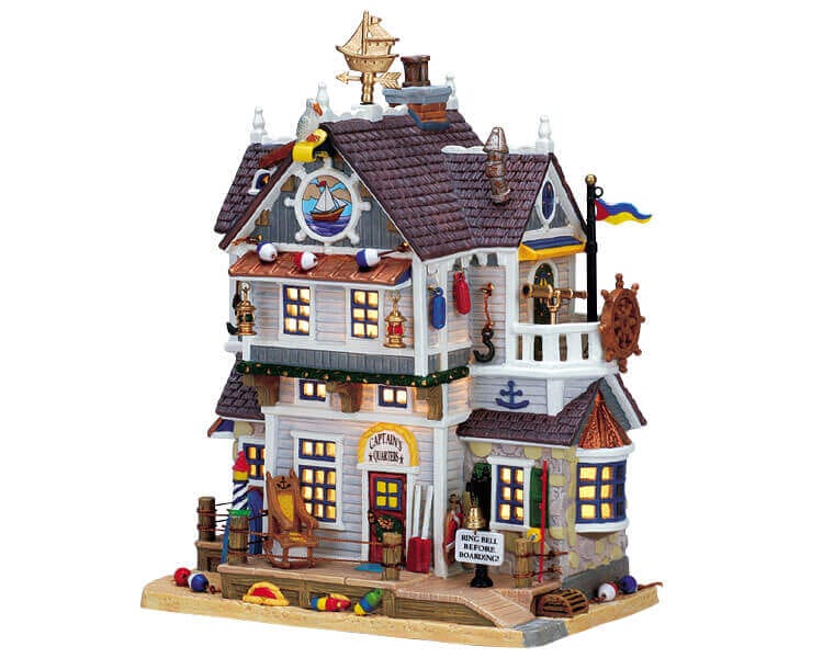 lemax-captain-andrew-s-residence-beleuchtetes-miniatur-weihnachtshaus image 1