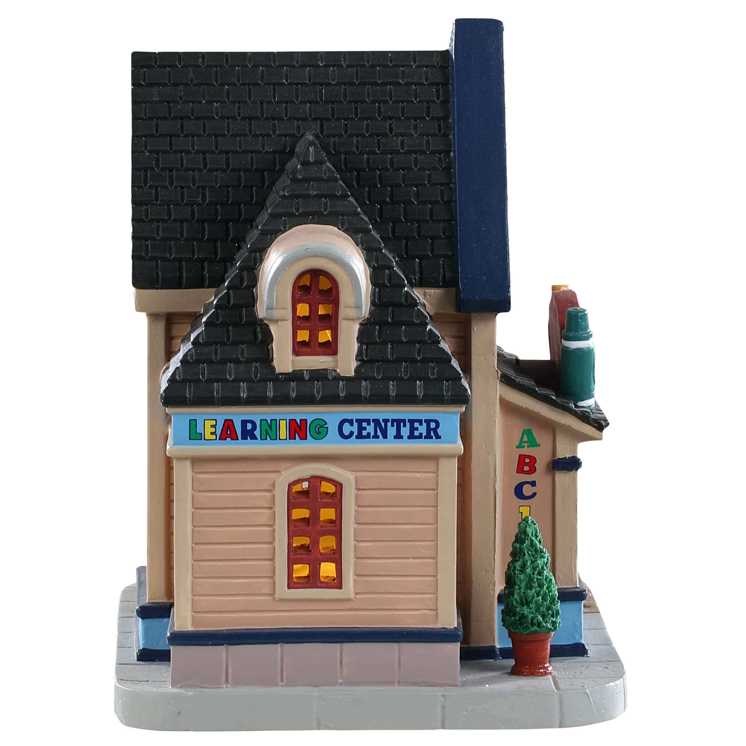lemax-linda-s-learning-center-beleuchtetes-weihnachtsdorf-geb-ude image 2