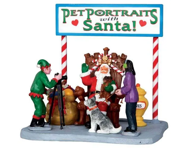 lemax-pet-photos-santa-weihnachtsmann-figur image 1