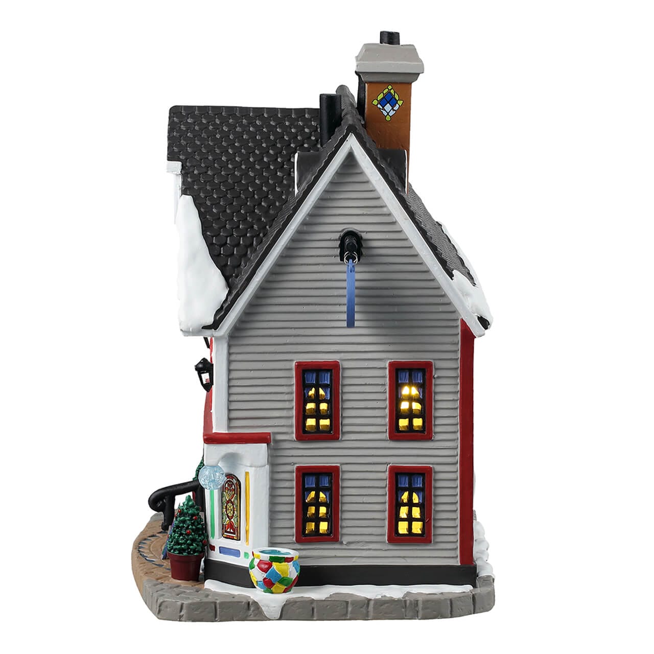 lemax-glassworks-miniaturhaus-caddington image 3