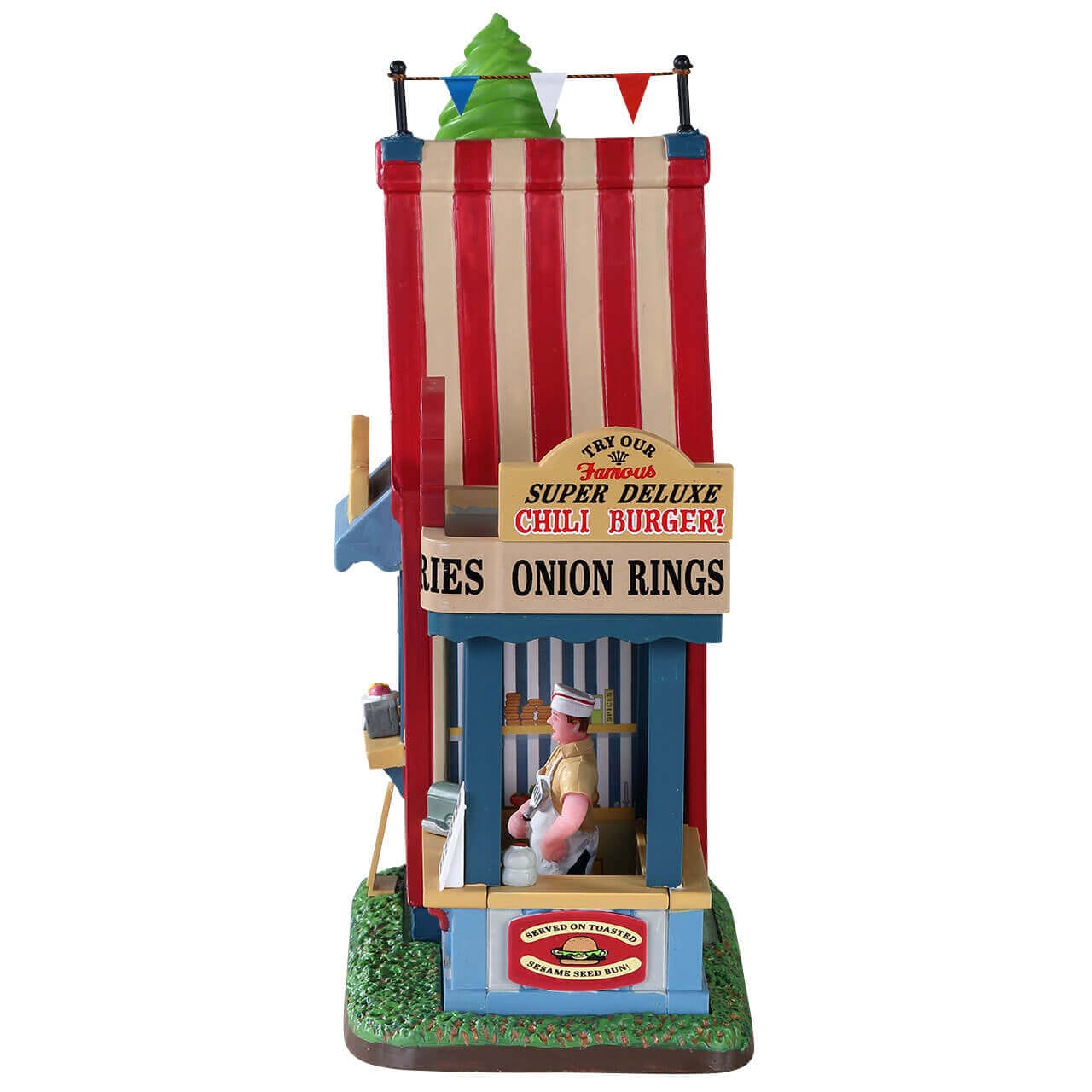 lemax-hamburger-ice-cream-stand-miniaturbude image 2