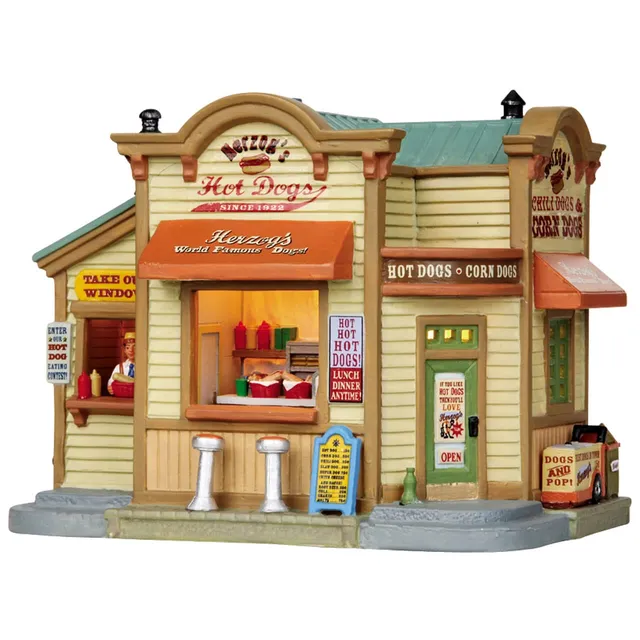 lemax-herzog-s-hot-dogs-beleuchtetes-miniaturhaus image 1