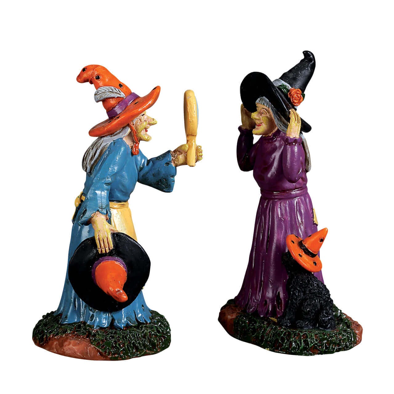lemax-black-cat-millinery-miniaturh-user-2er-set-spooky-town image 2