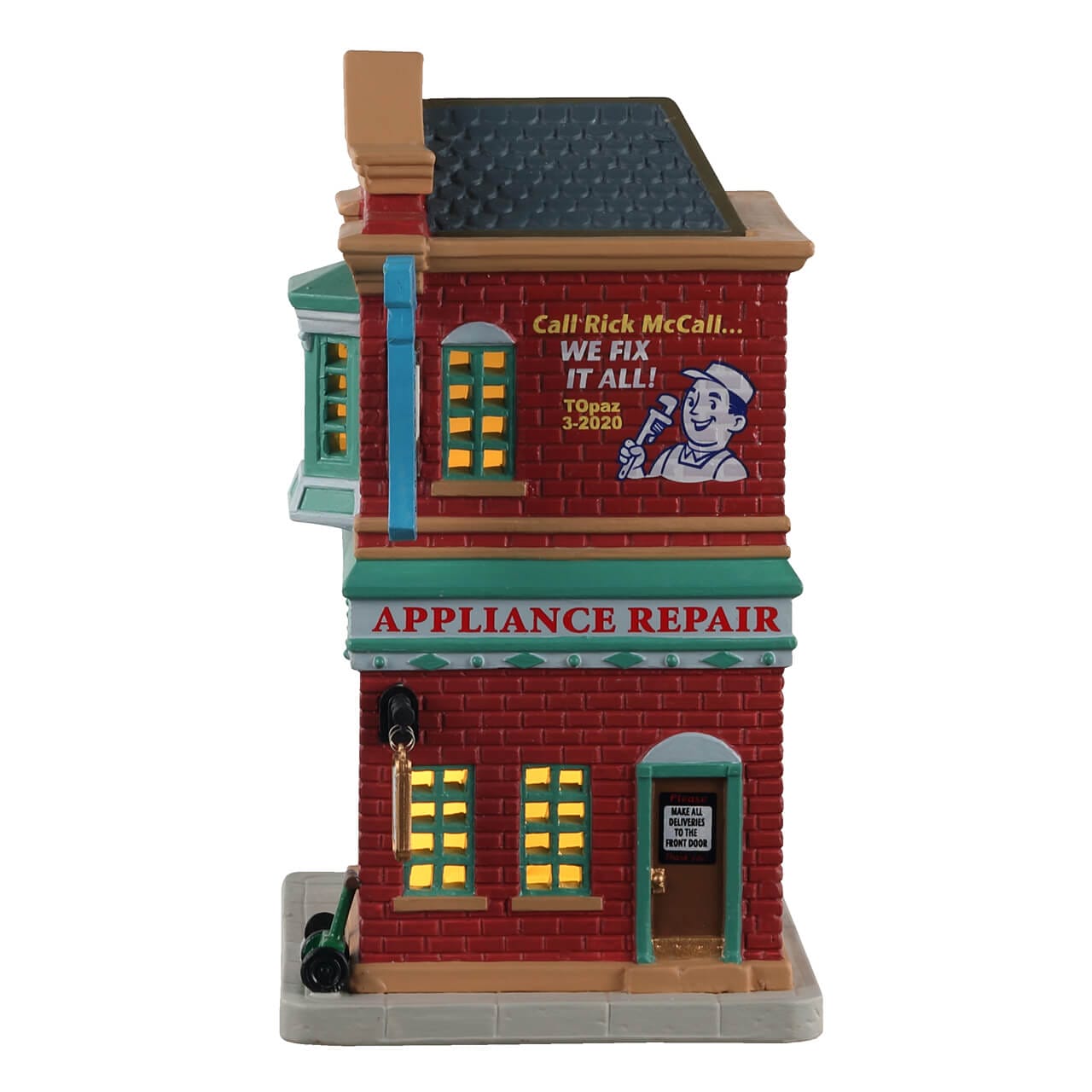 lemax-rick-mccall-s-fix-it-all-werkstatt-miniaturhaus-weihnachtsdorf image 3