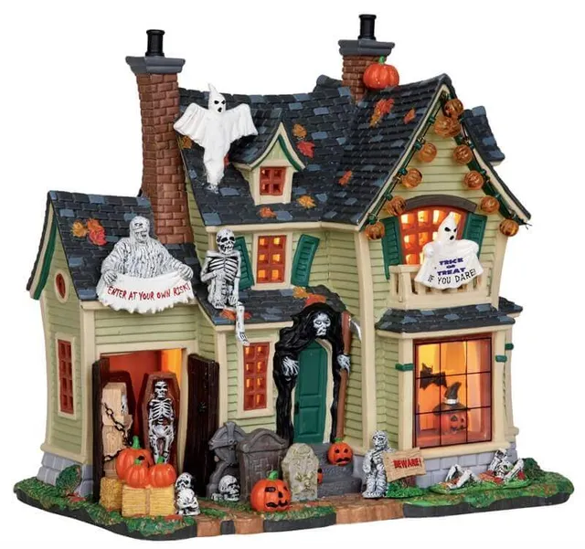 lemax-scariest-halloween-house-spooky-town-gruselhaus image 1