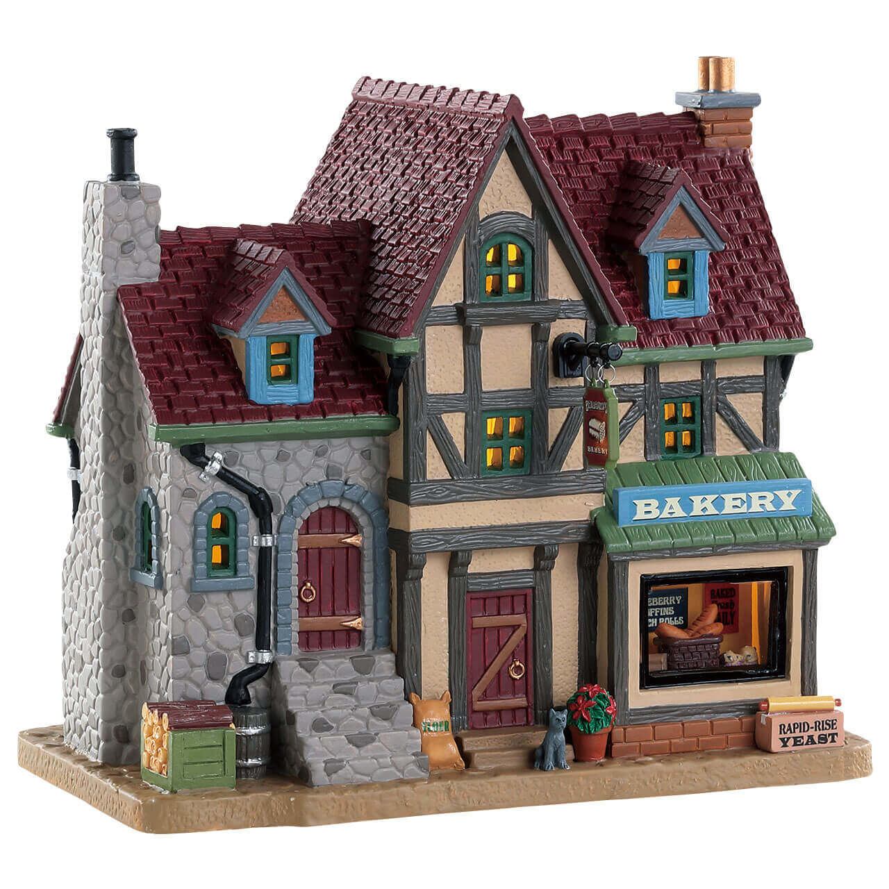 lemax-benjamins-bakery-beleuchtetes-miniaturhaus-b-ckerei image 1