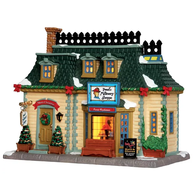 lemax-pearl-s-millinery-shoppe-beleuchtetes-miniaturhaus image 1