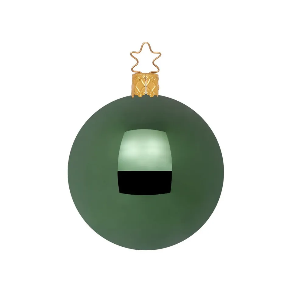 inge-glas-christbaumkugel-jagdgr-n-glanz-12-cm image 1