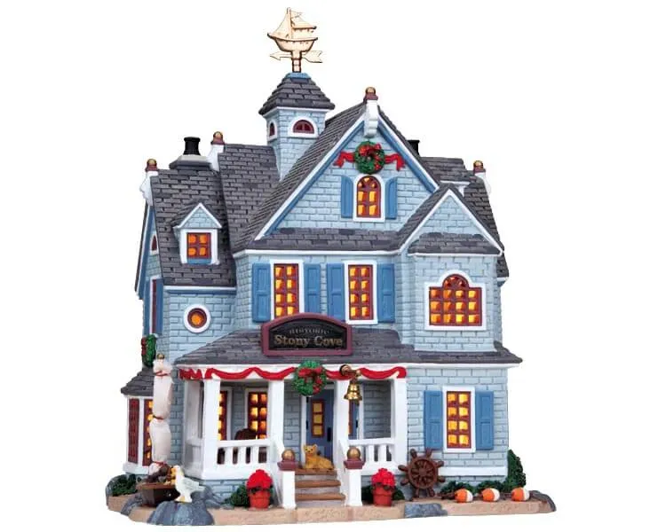 lemax-stony-cove-weihnachtsdorf-miniaturhaus image 1