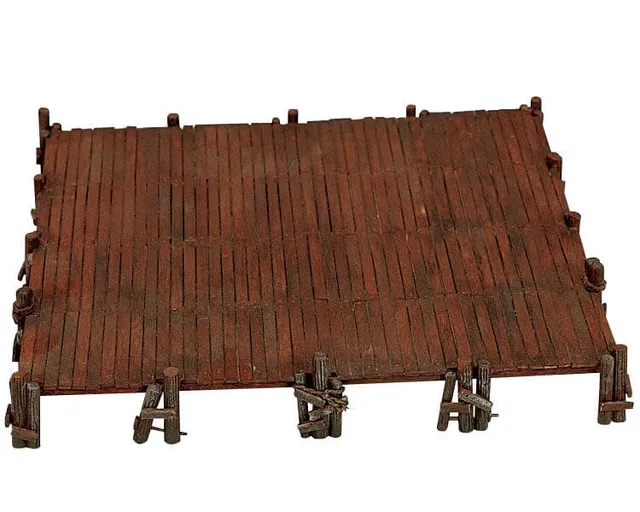 lemax-wooden-wharf-weihnachtsdorf-miniatur-hafensteg image 1