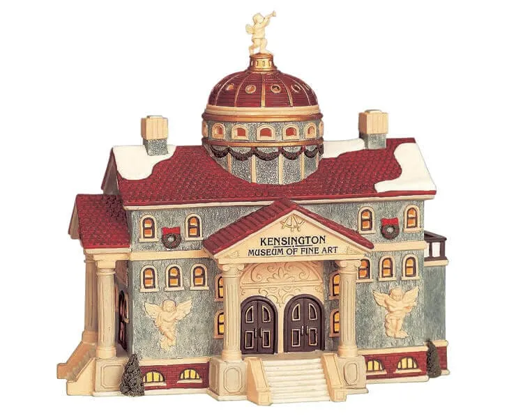 lemax-kensington-art-museum-beleuchtetes-miniaturhaus-museum image 1