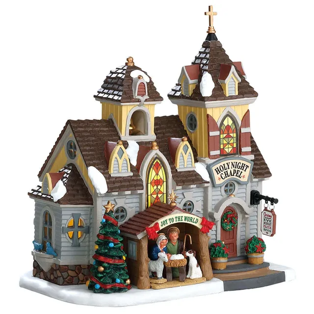 lemax-holy-night-chapel-weihnachtsdorf-kapelle image 1