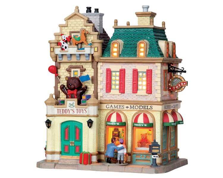 lemax-teddy-s-toys-shop-beleuchtetes-miniatur-spielzeuggesch-ft image 1