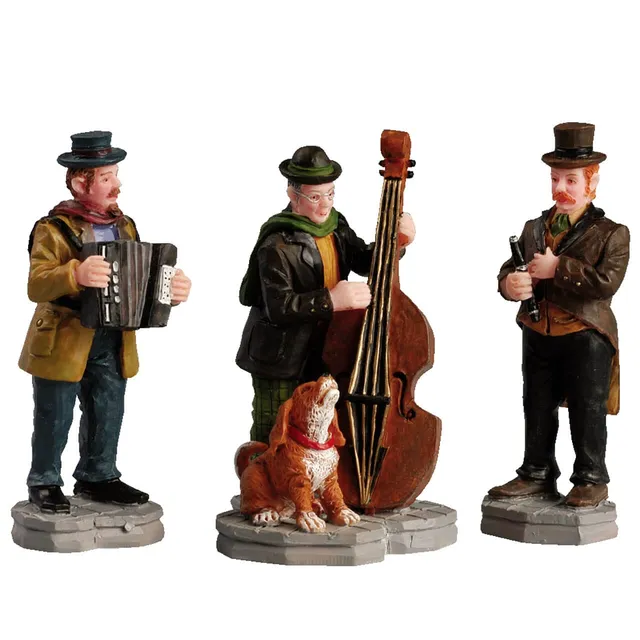 lemax-streetside-trio-set-of-3-figuren-set image 1