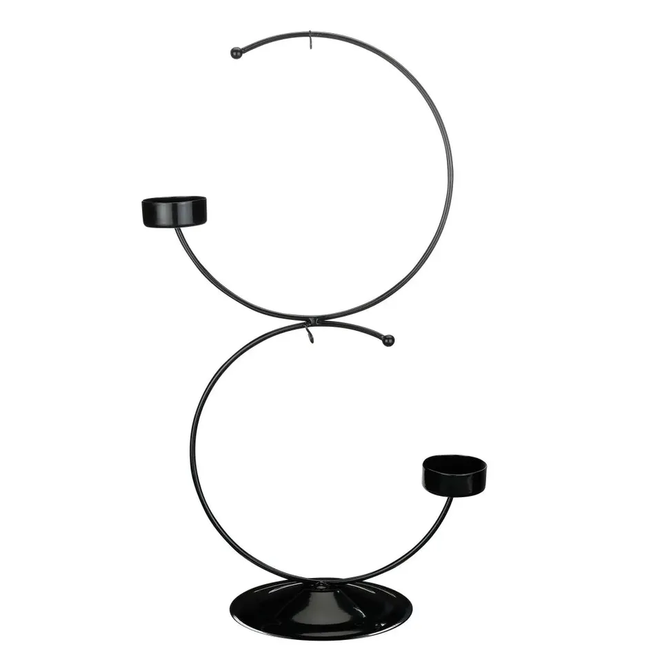 inge-glas-ornamentst-nder-schwarz-37-cm image 1