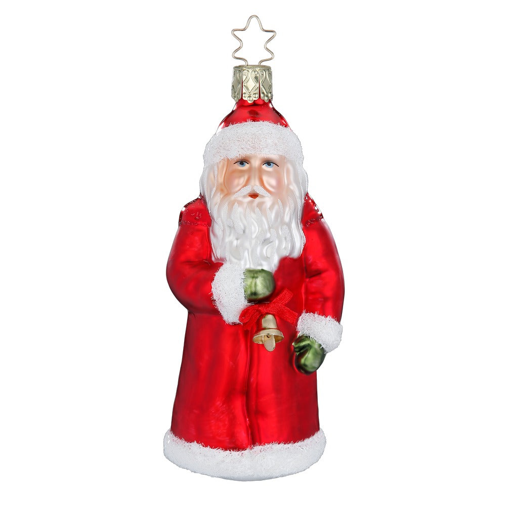 inge-glas-froher-bescherer-weihnachtsmann-christbaumkugel-13-cm image 1