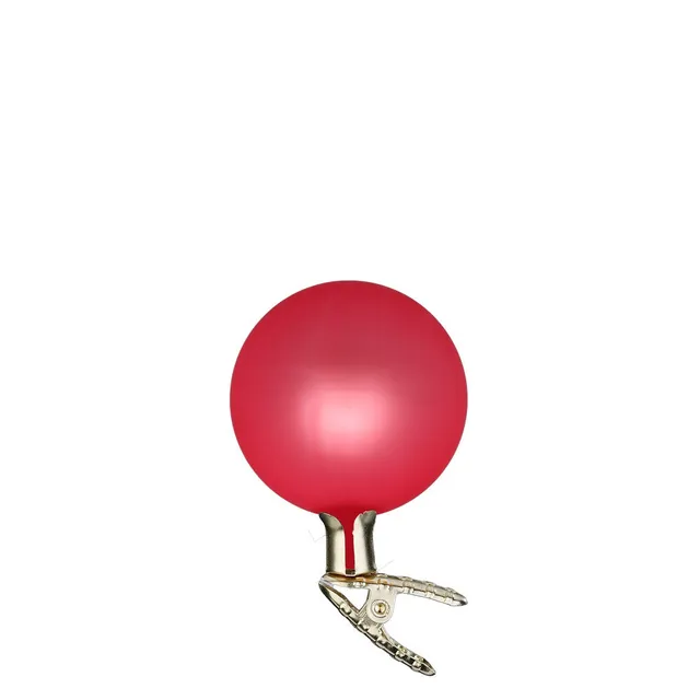inge-glas-kugeln-auf-clip-pfingstrose-matt-8-cm-christbaumschmuck-aus-glas image 1