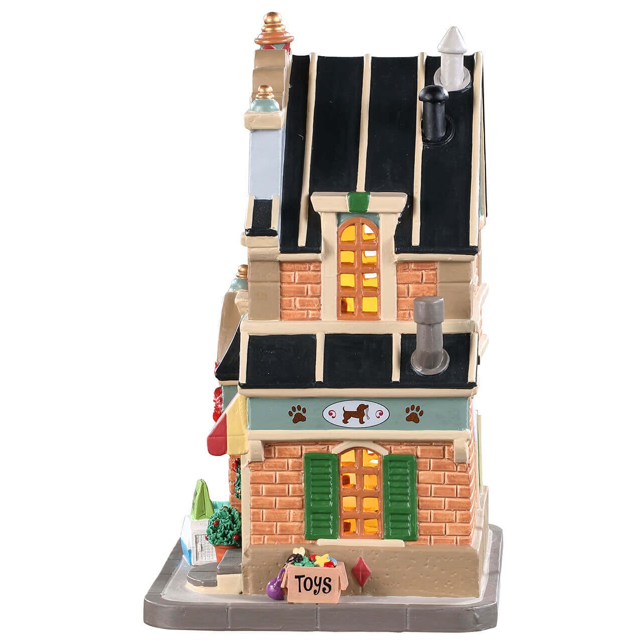 lemax-deb-s-puppy-shelter-miniatur-haus-tierheim image 3