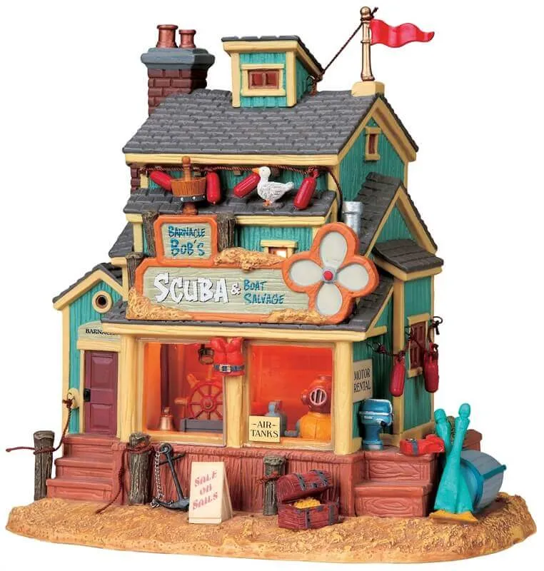 lemax-barnacle-bob-s-scuba-boat-salvage-hafenhaus image 1