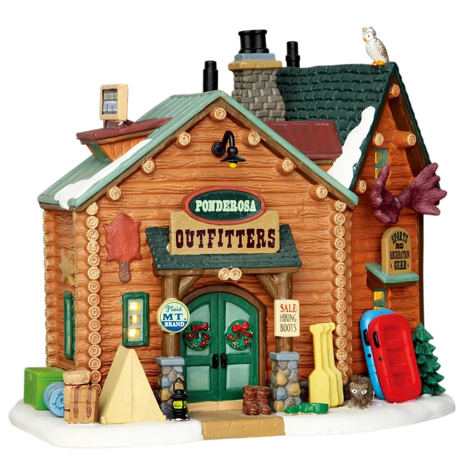 lemax-ponderosa-outfitters-vail-village-miniaturhaus image 1