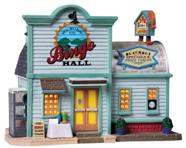 lemax-wilburn-co-bingo-hall-miniatur-geb-ude image 1