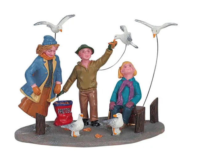 lemax-gull-picnic-miniaturfigur image 1