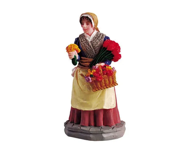 lemax-flower-peddler-weihnachtsdorf-figur image 1