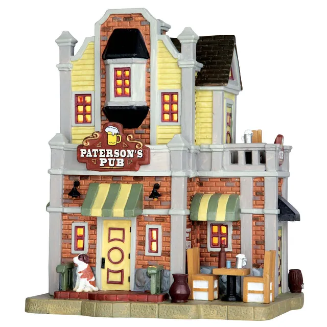 lemax-paterson-s-pub-beleuchtetes-pub-miniaturhaus image 1