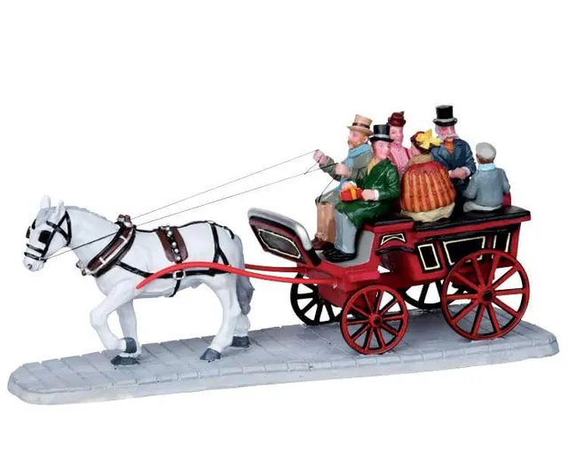 lemax-carriage-ride-holidays-seasons-miniatur-figur image 1