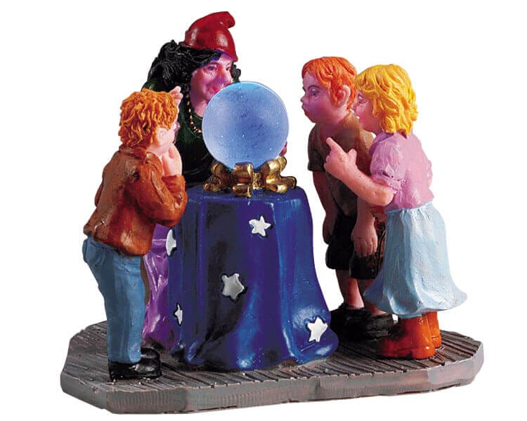 lemax-psychic-spooky-town-miniaturfigur-wahrsagerin-f-r-halloween-dorf image 1